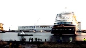 Disney Wish Float Out | New Ship | MEYER WERFT Papenburg